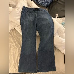 Express Denim Flare Bellbottom Pant